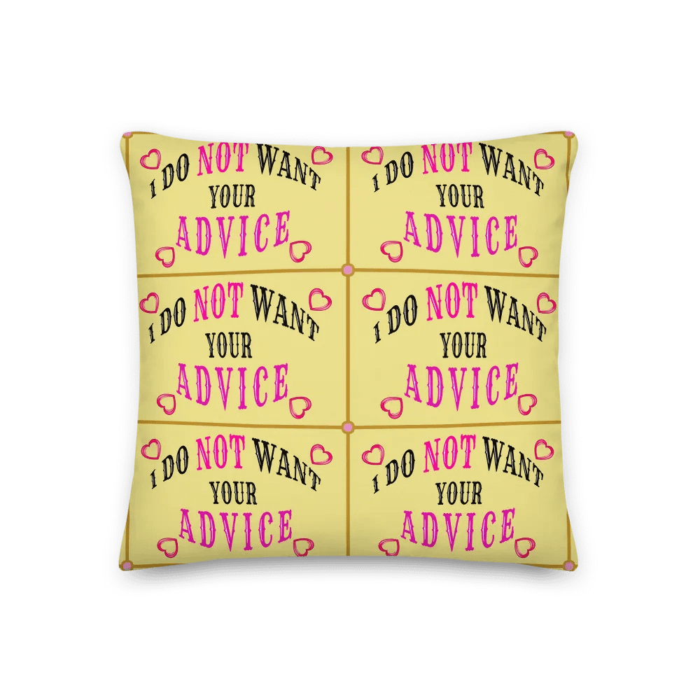 No Advice Pillow product image (3)