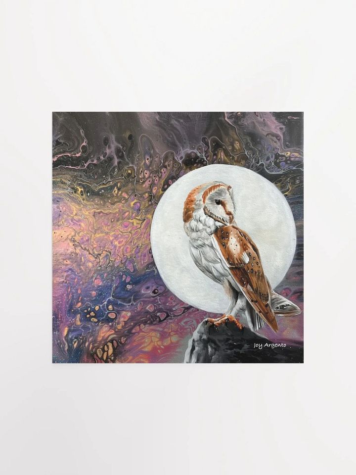 Owl in the Moon Print product image (1)