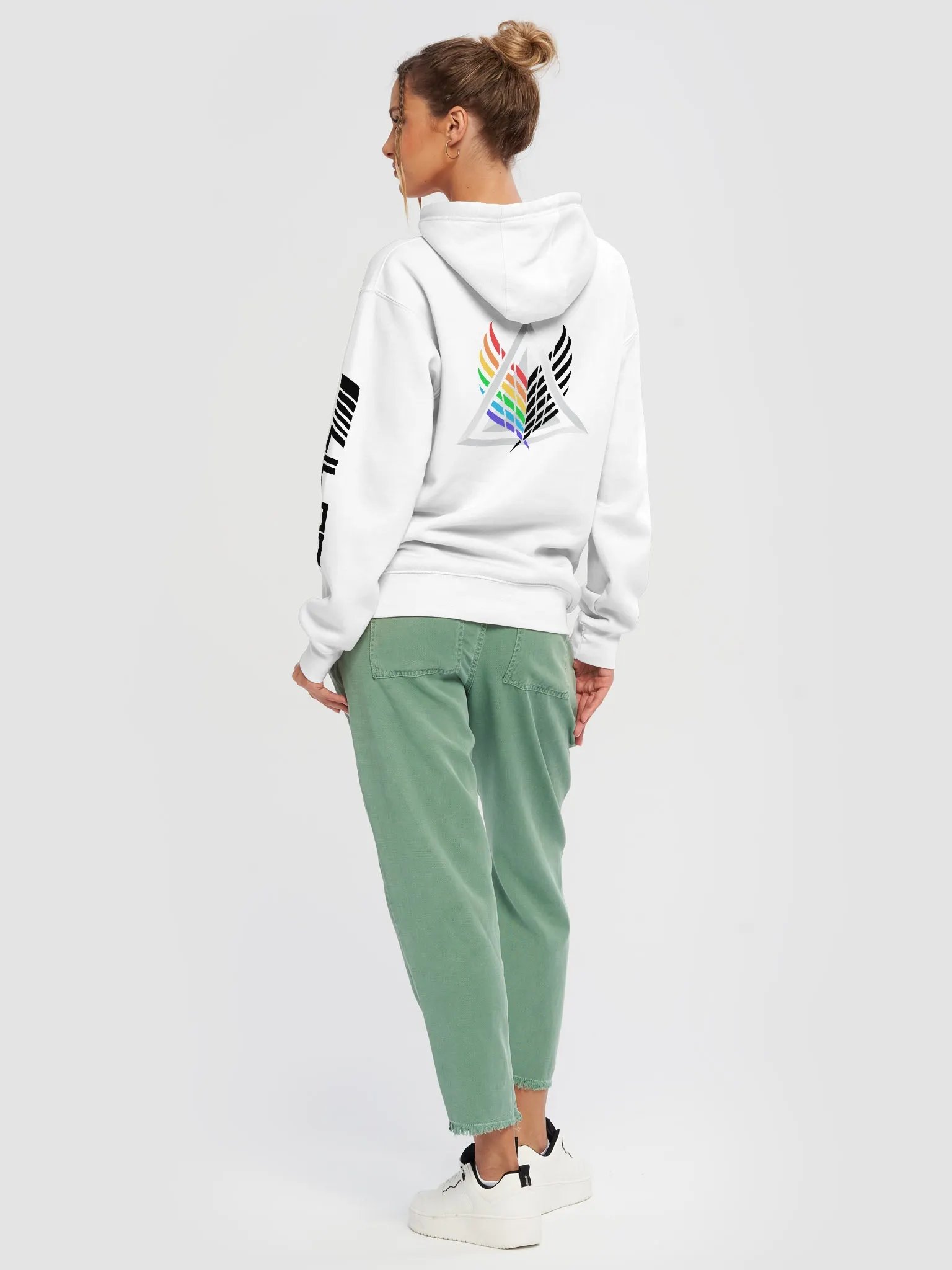 Pullover Hoodie - Winged Prism/Lilac (Black lettering) product image (6)