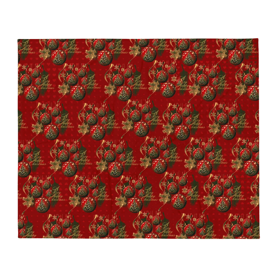 beautiful reds and gold Christmas throw for christmas deco moms frien product image (2)