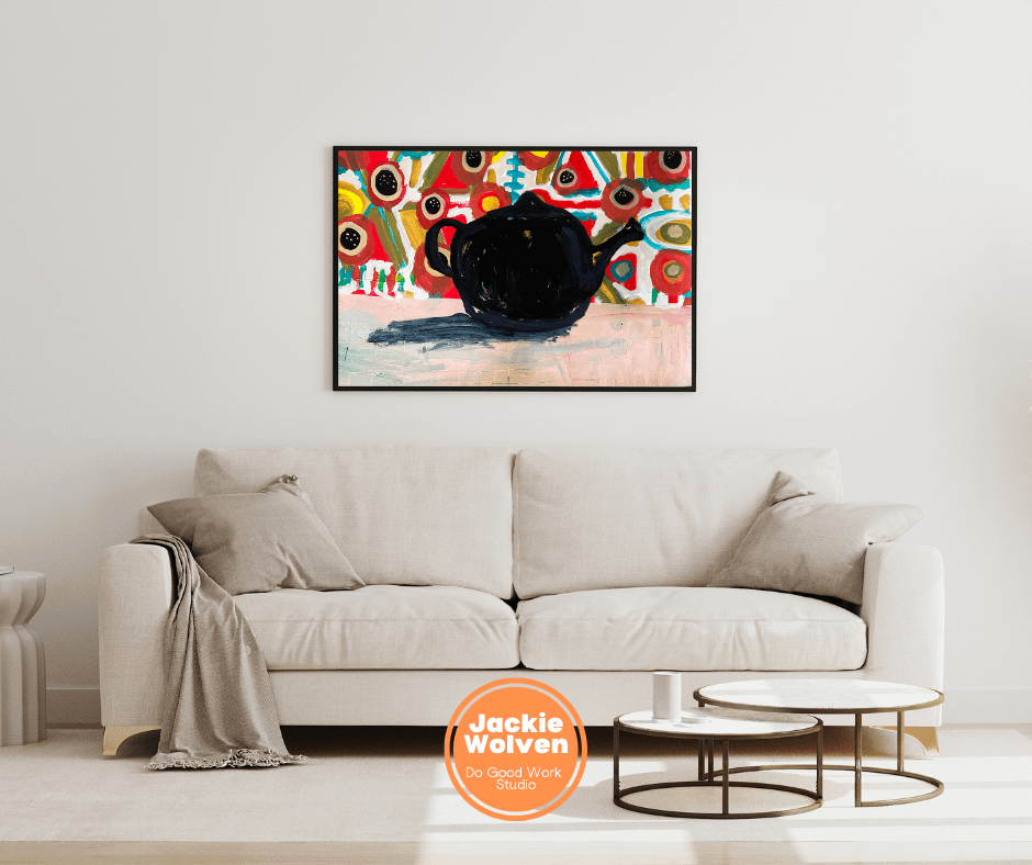 Orignial Painting: Golden Chai product image (2)