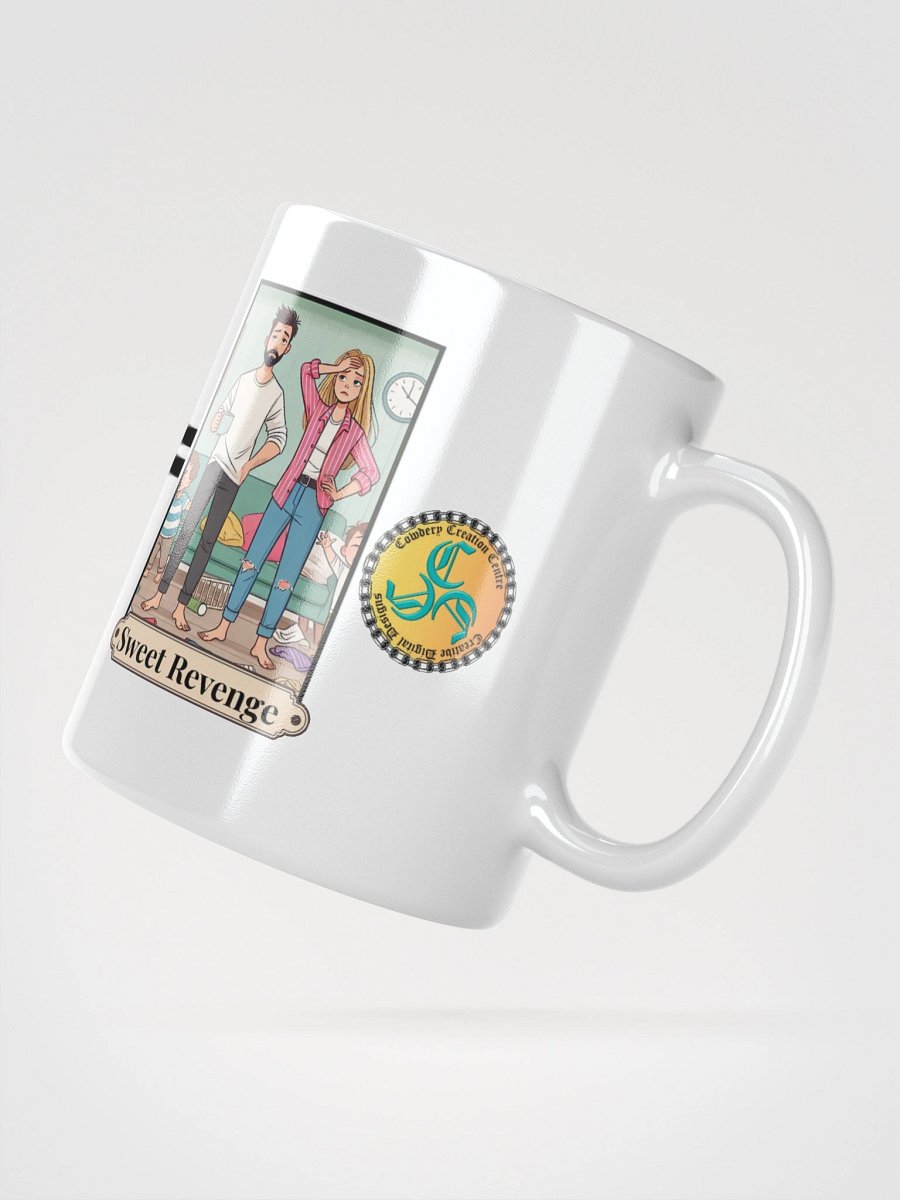 Grandkids + Candy = Sweet Revenge (Both) Glossy White Mug product image (2)