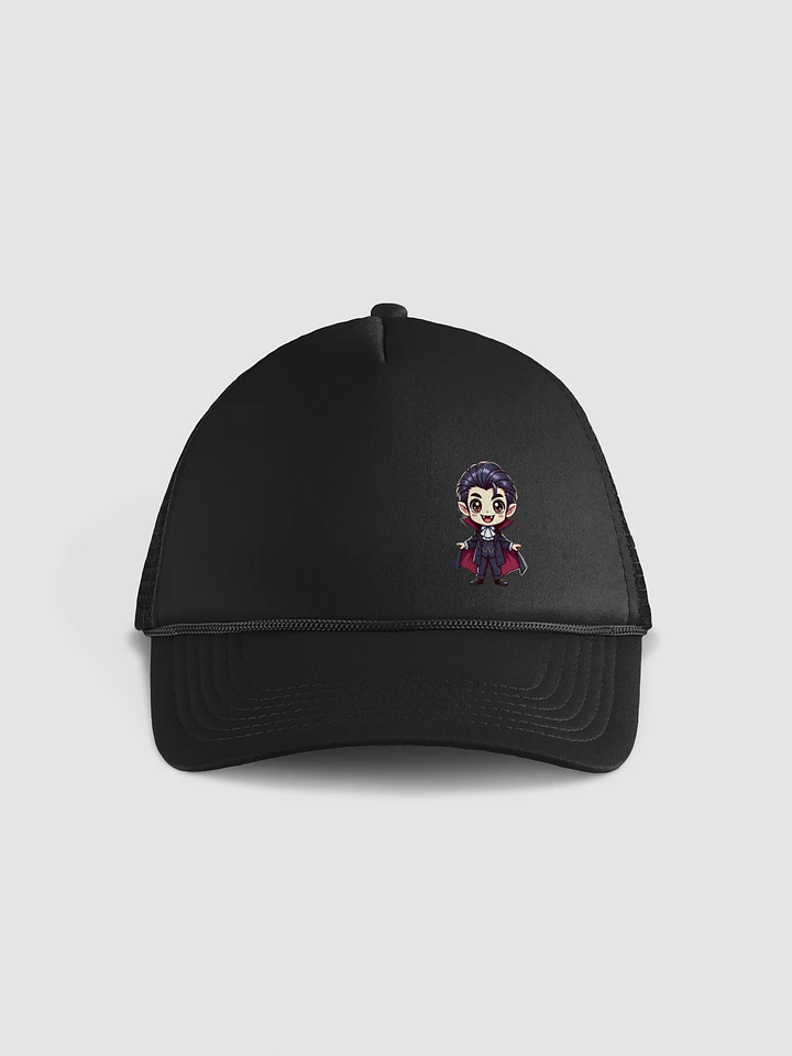 Chibi Vampire Emblem Ball Cap – Subtle Gothic Charm product image (1)