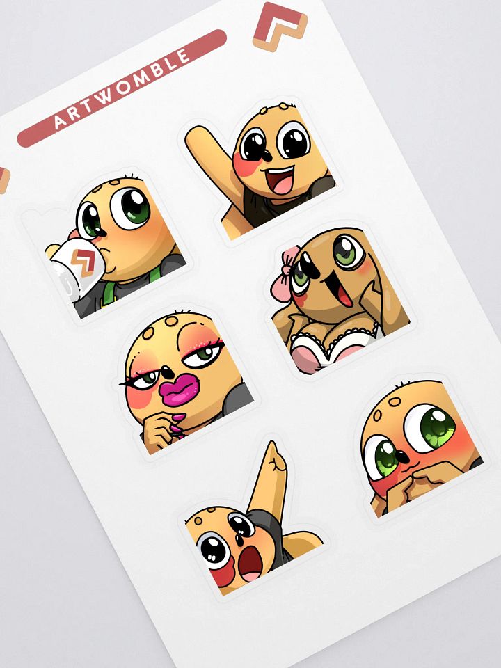 Artwomble Emote Stickers - Page 3 product image (1)