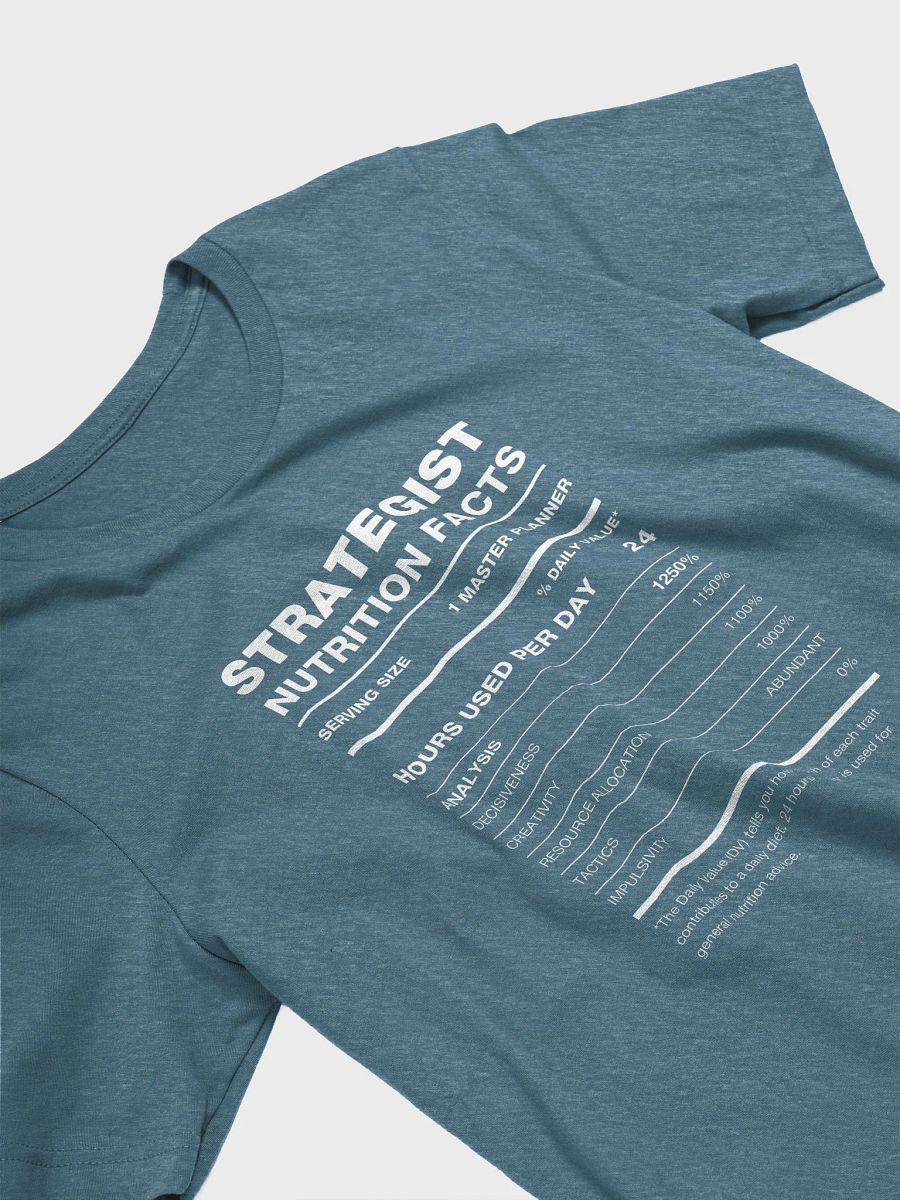 STRATEGIST Nutrition Facts Supersoft Tee product image (39)