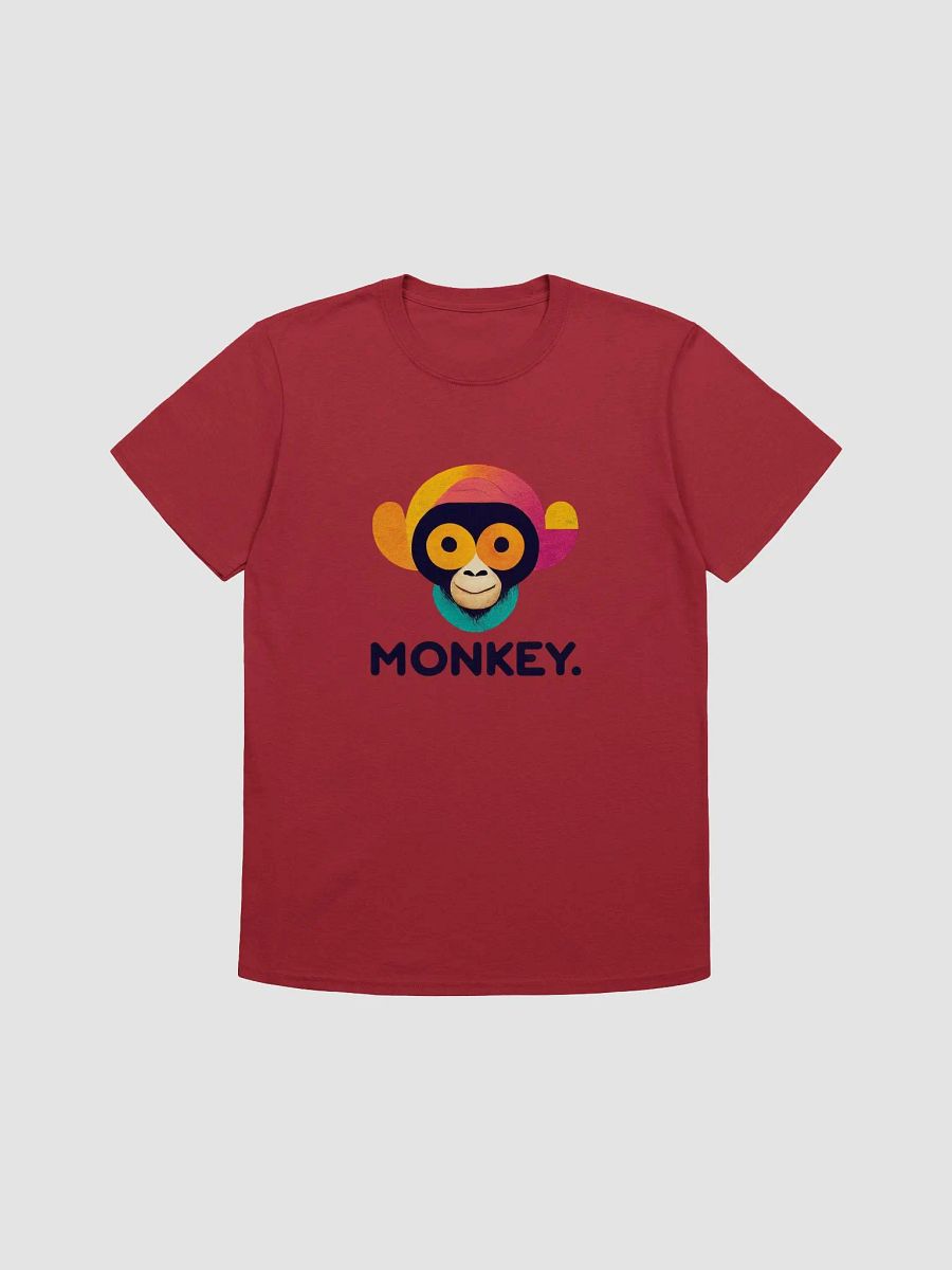 Colorful Monkey Face Unisex T-Shirt product image (2)