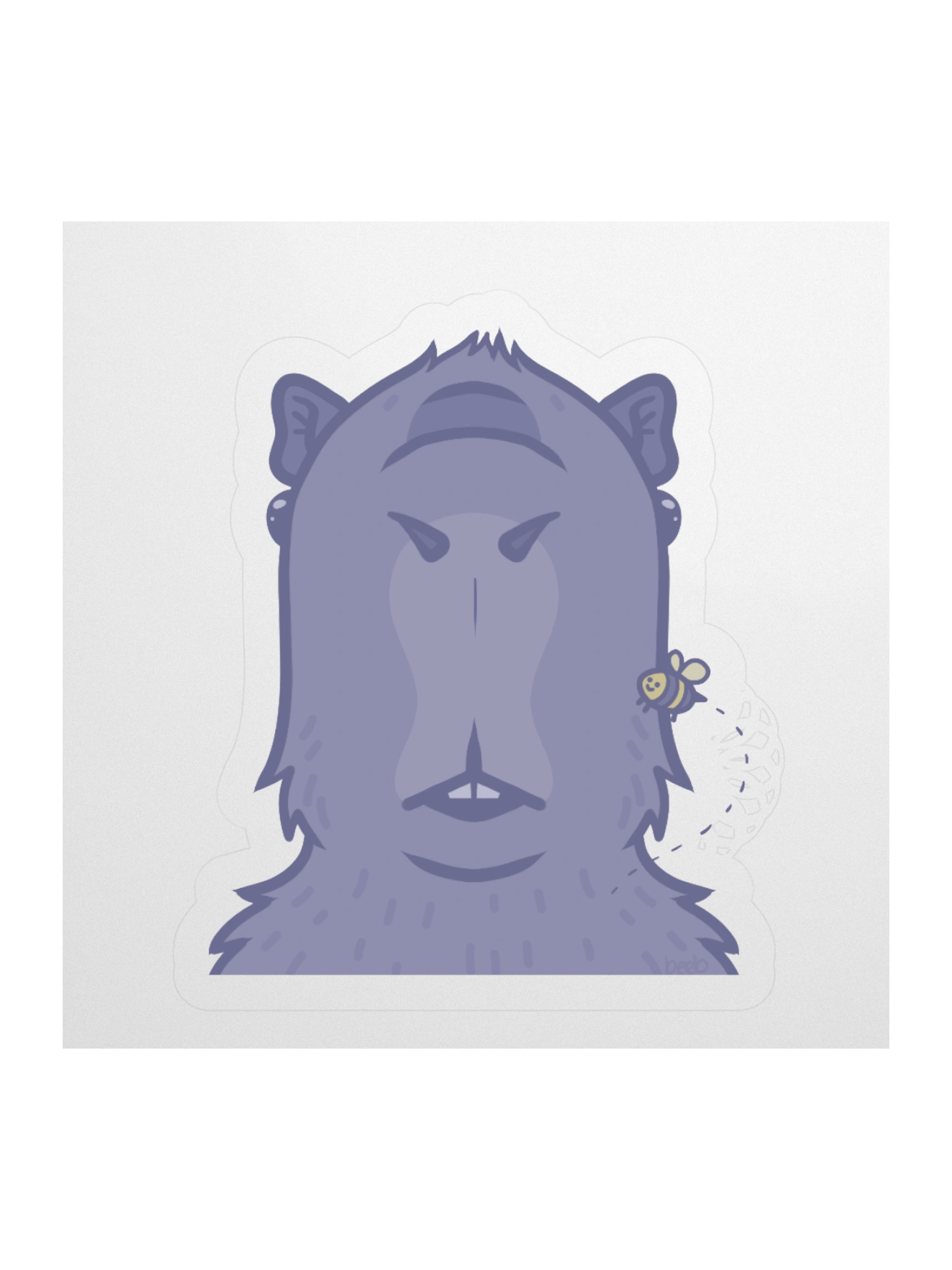 Bee the Capybara Sticker product image (3)