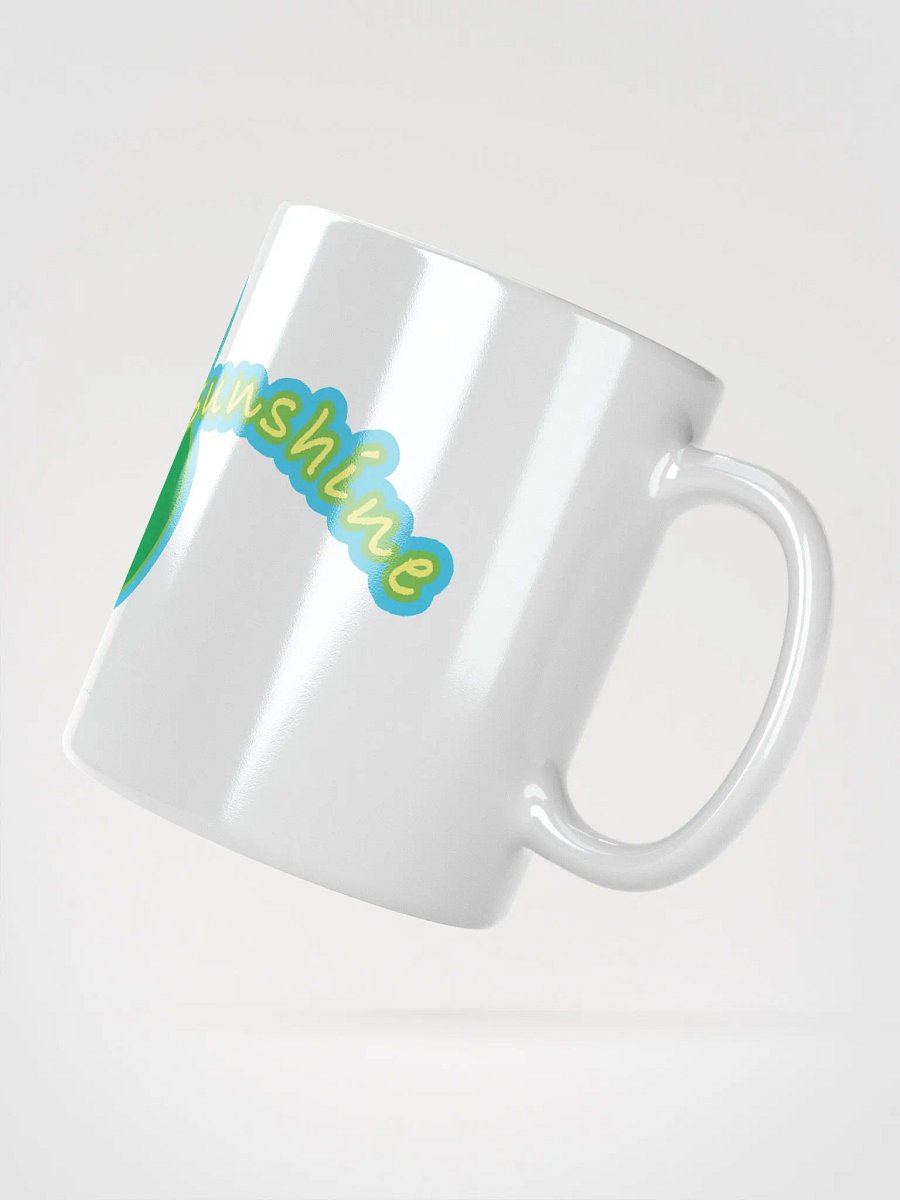 SHAMROCKS AND SUNSHINE • white glossy mug product image (4)