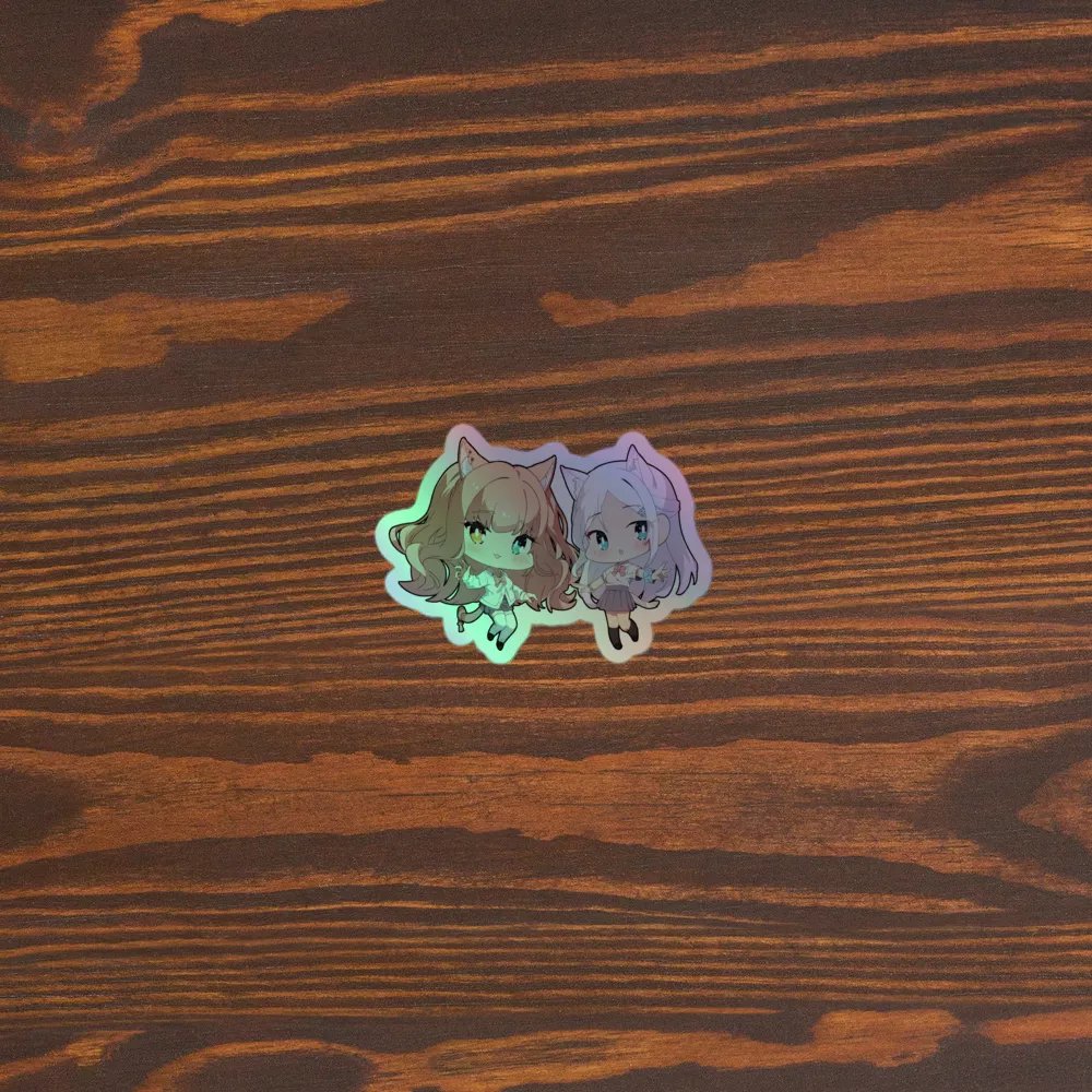 Peach x Morii Holographic Sticker product image (3)