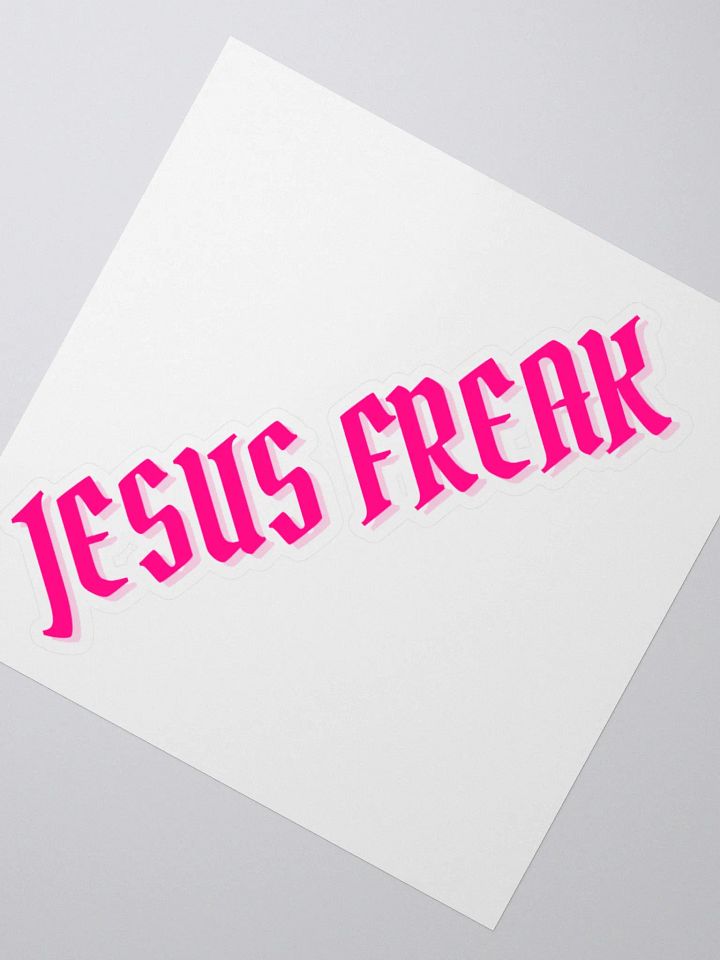 Jesus Freak Sticker product image (3)