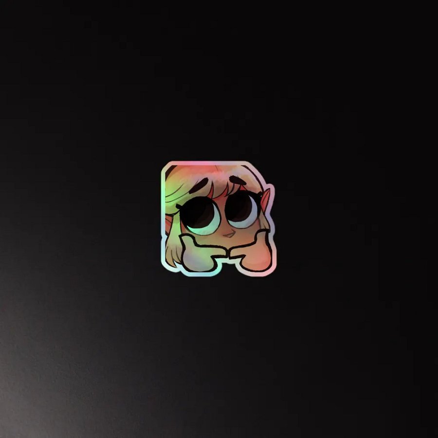 HyliaSophia Shy Holographic Sticker product image (2)