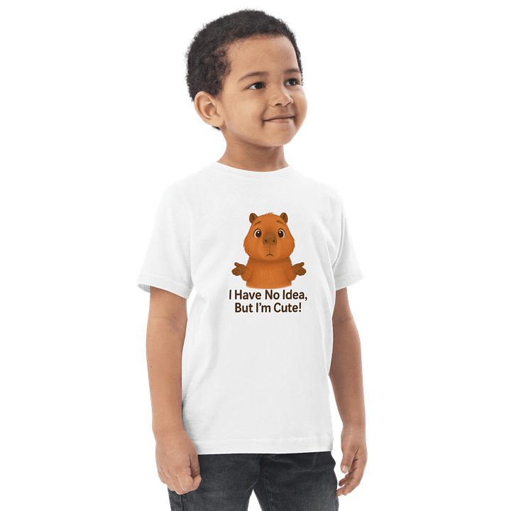 Cute Capybara Toddler Jersey T-Shirt product image (2)
