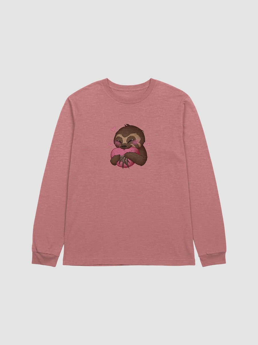 Blushing Sloth Long Sleeve Tee product image (1)