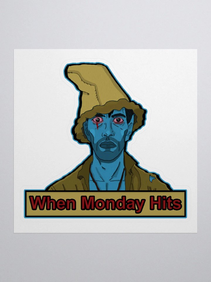 Monday Stare Sticker product image (1)