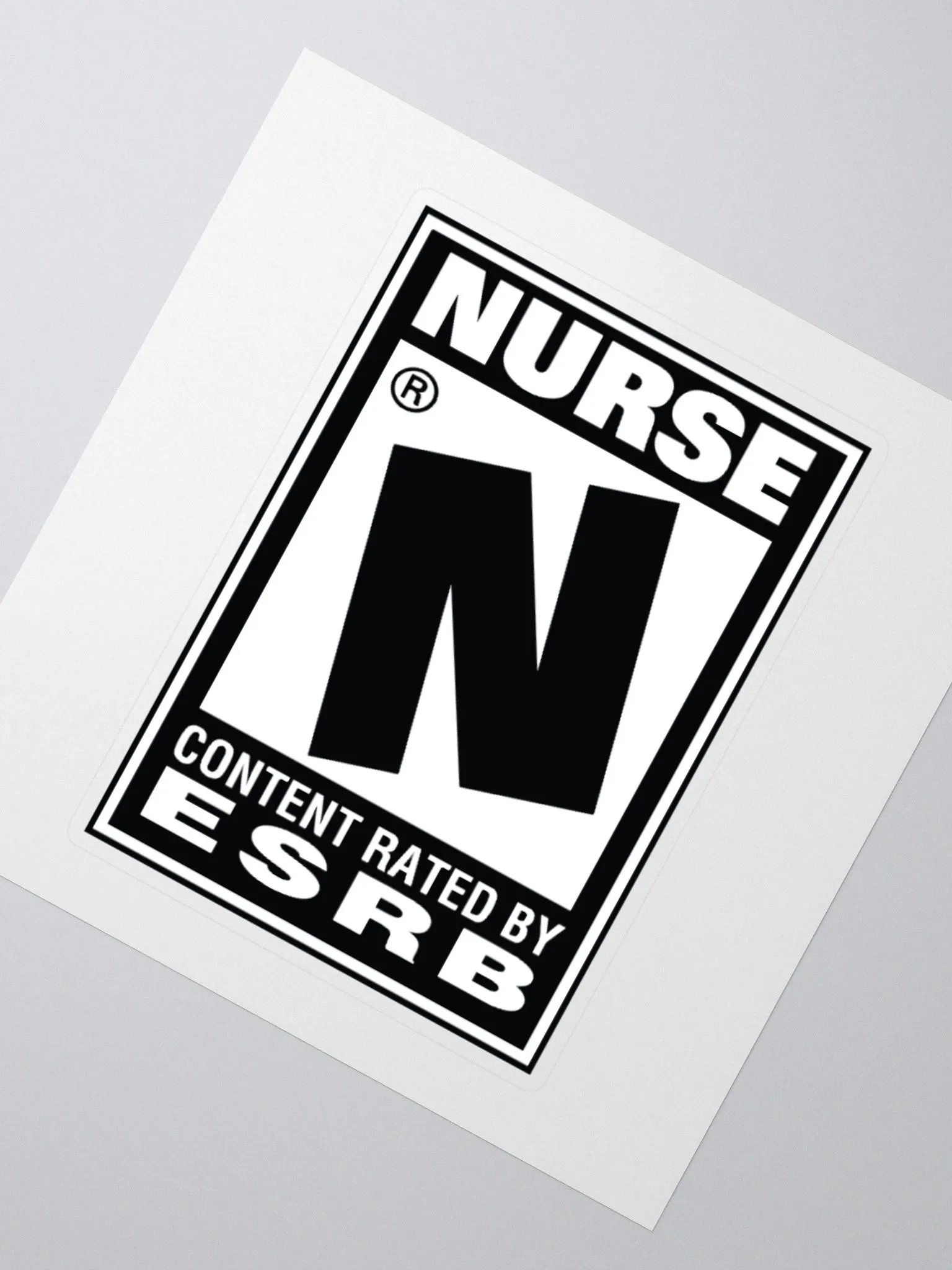 Nurse Approved Kiss Cut Sticker product image (4)