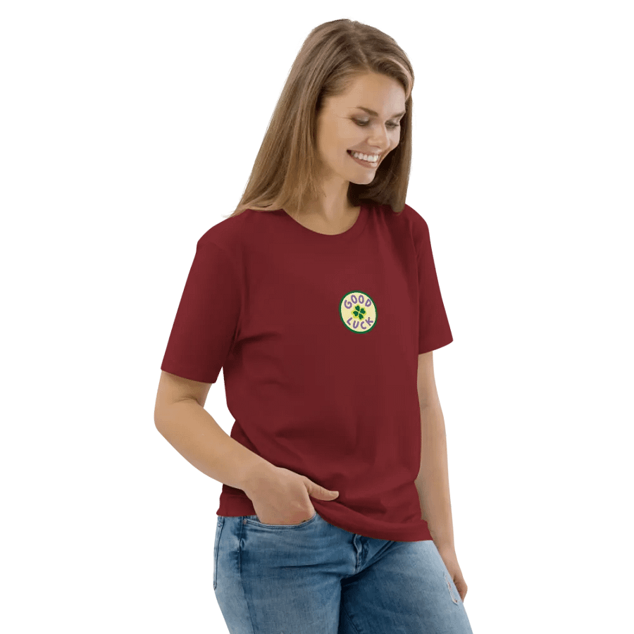 Lucky Clover Badge Organic Tee product image (8)