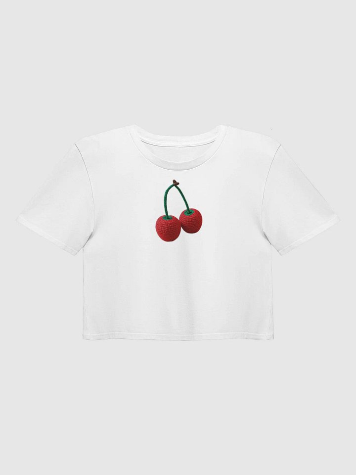 CozyAvocado Women's Premium Cherries Crop Top #6 product image (1)