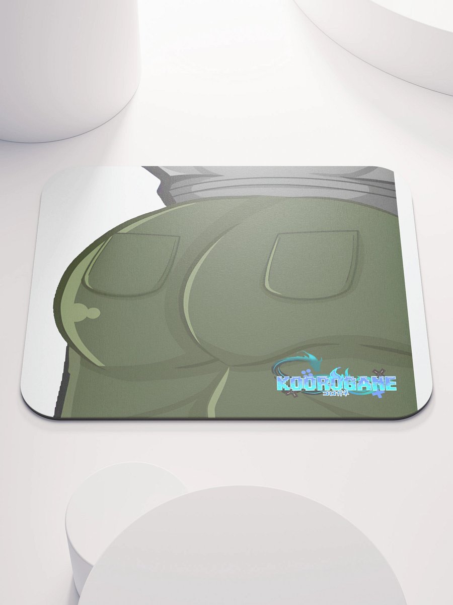 Flaming Bootay Mouse Pad (white) product image (1)