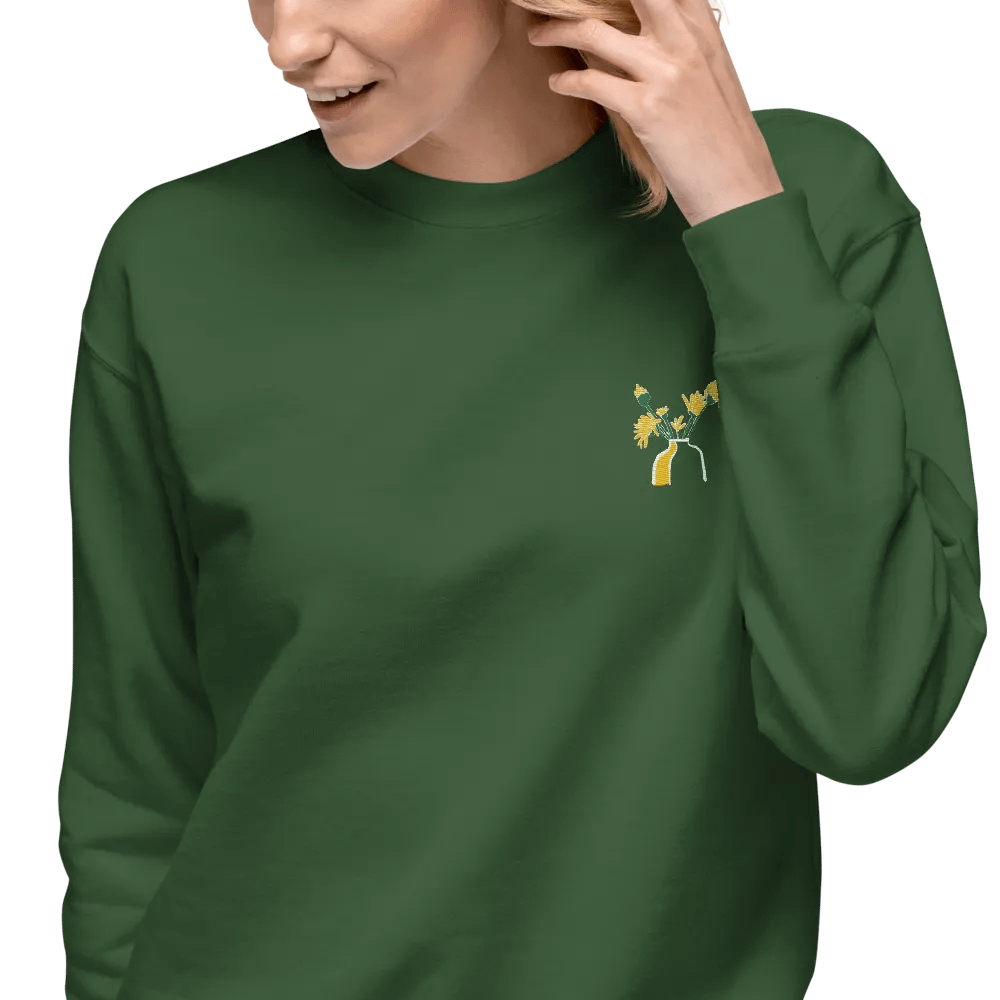 Flower vase doodle sweatshirt product image (108)