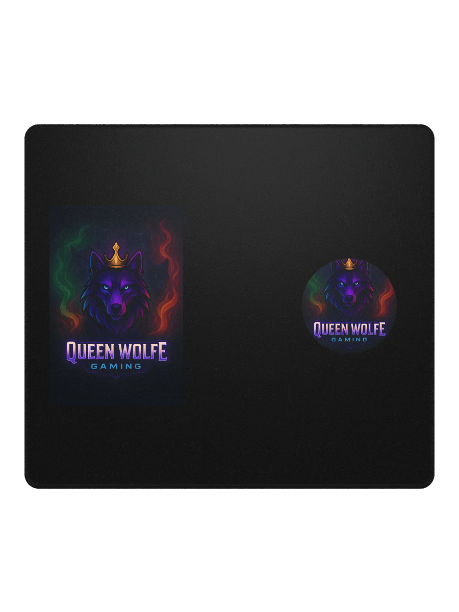 Crowned Wolf Gaming Mouse Pad product image (2)