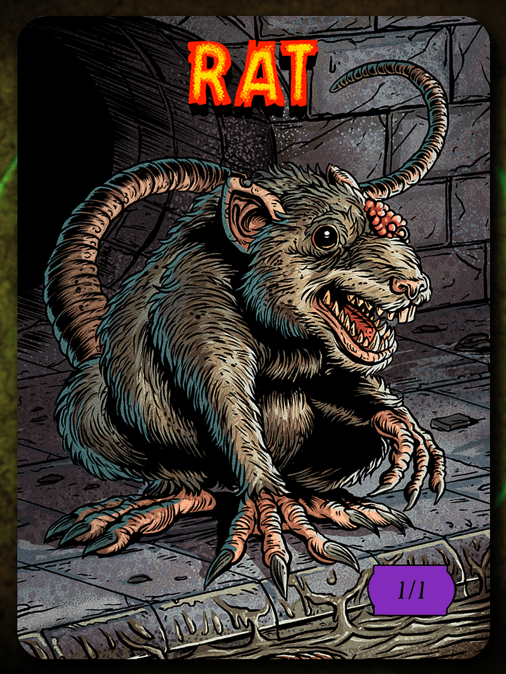 Rat 1/1 Full Art Token product image (1)