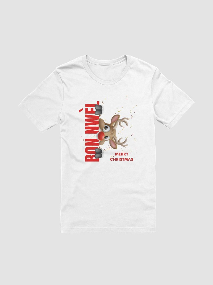 Bon Nwèl Reindeer Christmas T-Shirt product image (101)