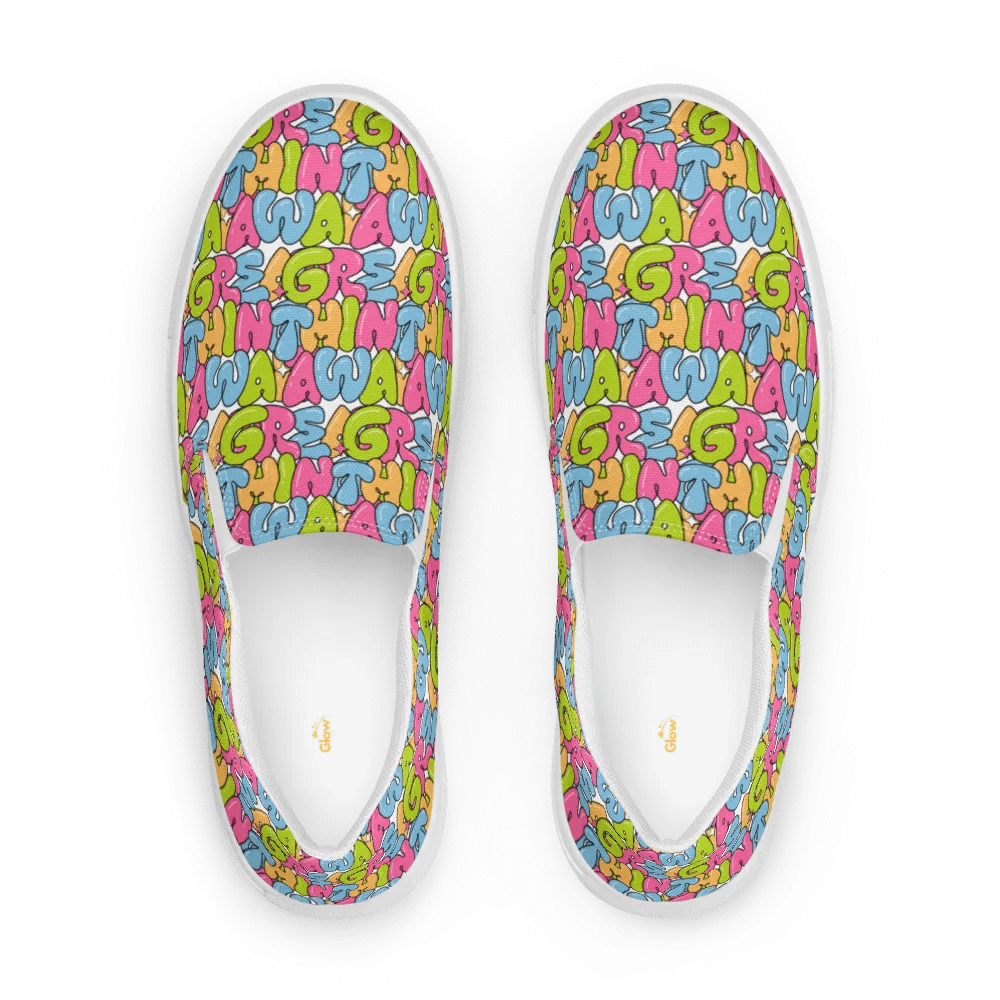 Great things await Womens Slip-Ons product image (1)