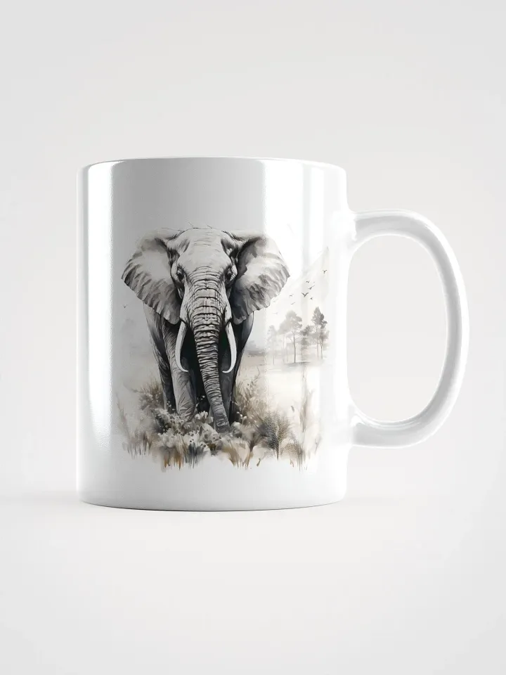 Serene Elephant Reflection Mug product image (2)