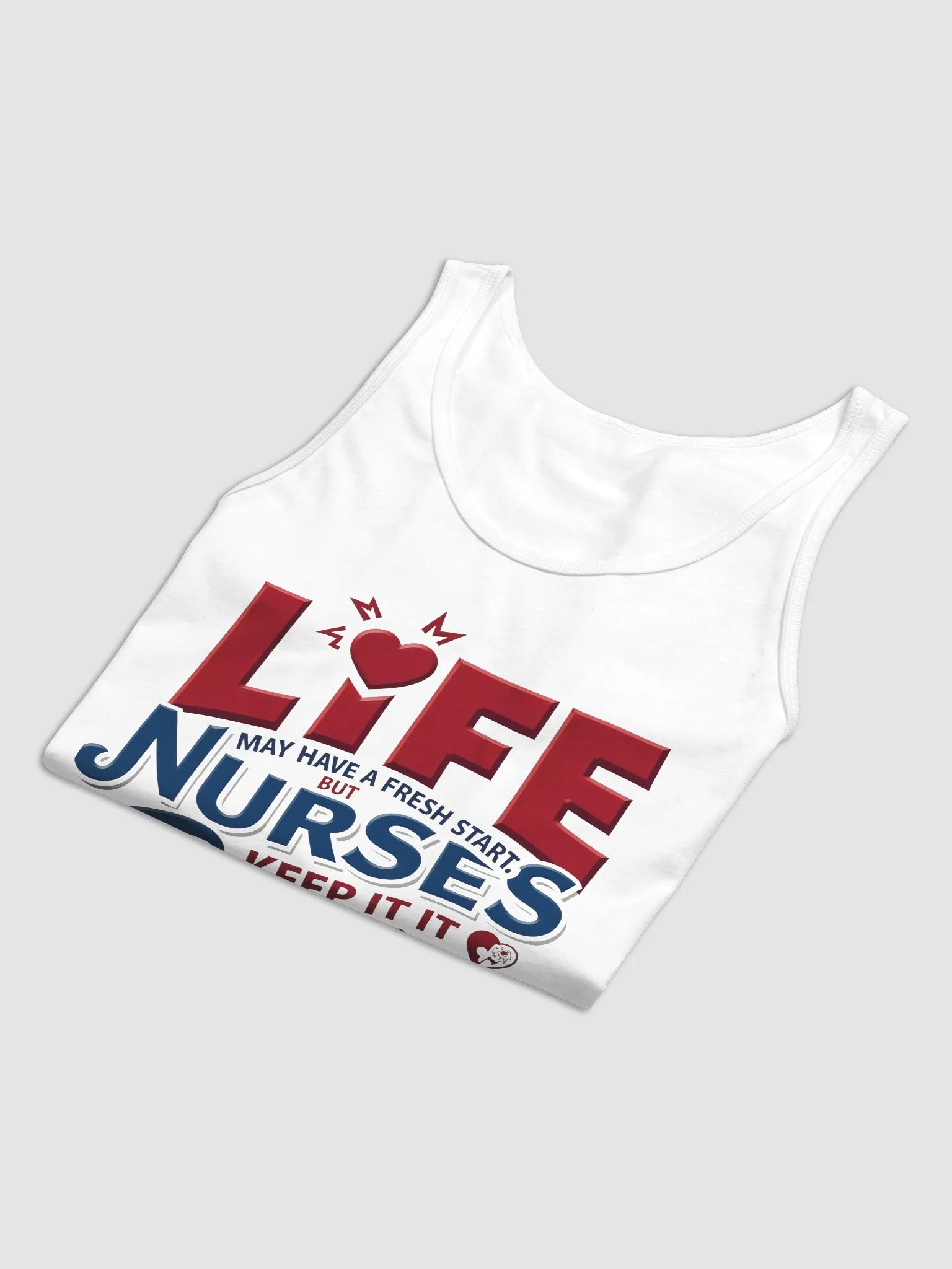 Heartbeat of Life Nurses Tank product image (9)