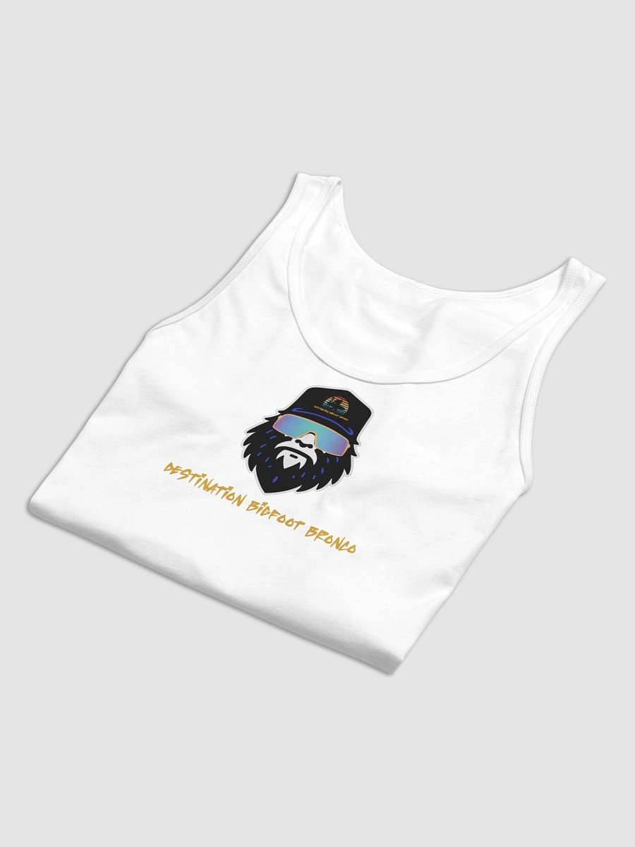 Destination Bigfoot Bronco Synthwave Bella+Canvas Jersey Tank (White) product image (8)