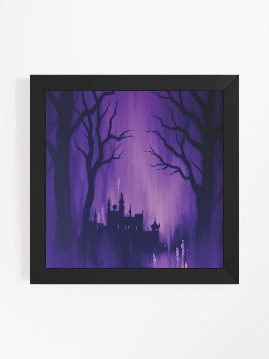Mystic Castle Silhouette Framed Print product image (25)