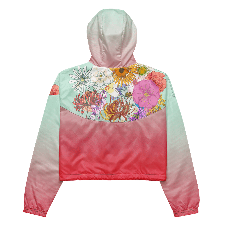 Flower Women's crop Windbreaker product image (5)