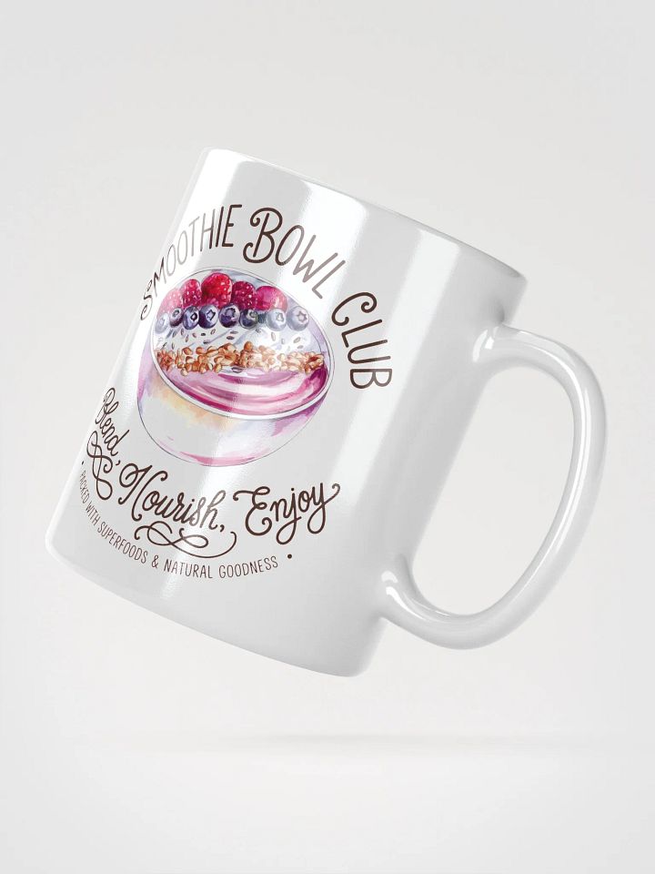 Smoothie Bowl Club White Glossy Mug product image (2)