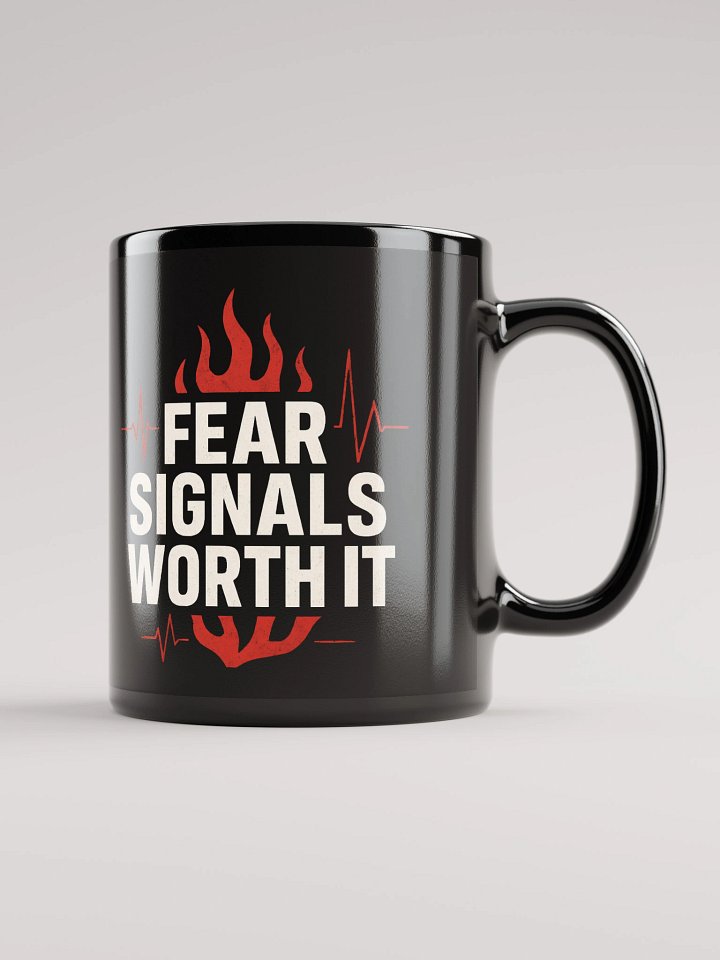 Unlock Your Courage with Halle Berry’s Inspiring Quote: Fear Signals Worth It — Transform Your Life One Sip at a Time with Our Exclusive Motivational Mug product image (2)