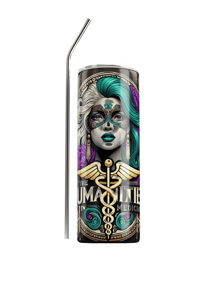 Humanities In Medicine Masked Mardi Gras Muse Eco-Friendly Tumbler product image (1)
