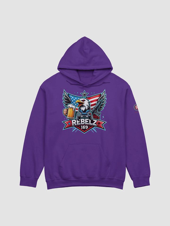 Rebelz169 Distressed Logo Hoodie product image (1)