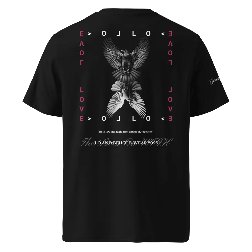 The Lord On HIGH | NEW CHAPTER | UNISEX Tee | White & Pink product image (2)