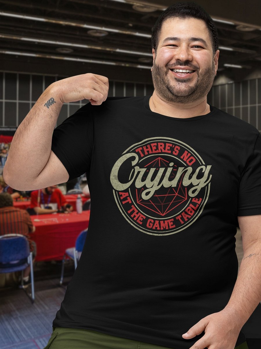 There's No Crying At The Board Game Table - Board Game T-shirt, Black product image (4)