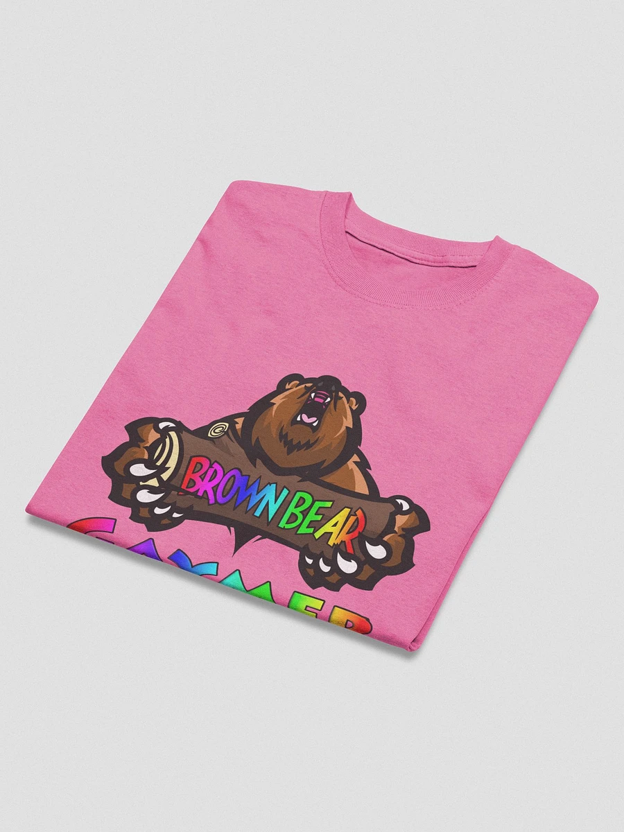Brown Bear Gaymer (Rainbow Pride) - Light Color T-Shirt product image (35)