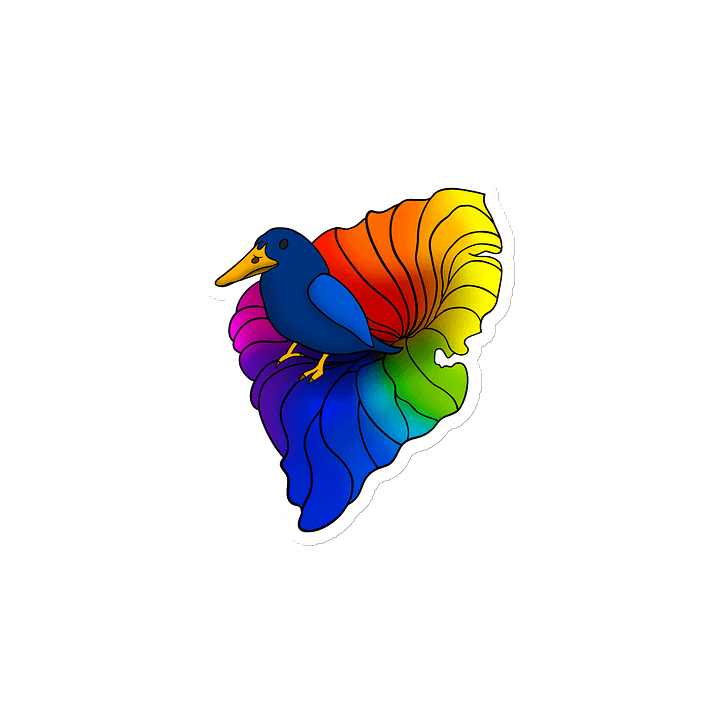 Vibrant Bird of Paradise Die-Cut Magnets product image (2)