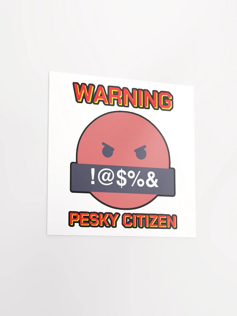 WARNING : PESKY CITIZEN product image (14)