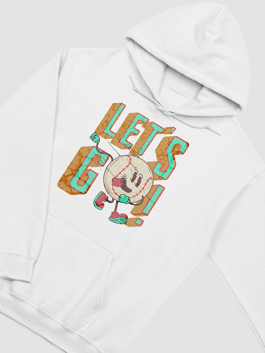 Lets Go Baseball Mascot Cartoon Hoodie product image (2)