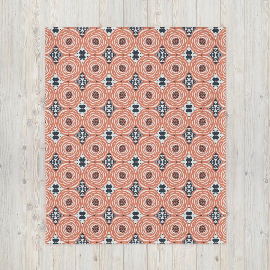 Delicate Rose Abstract Blanket product image (12)