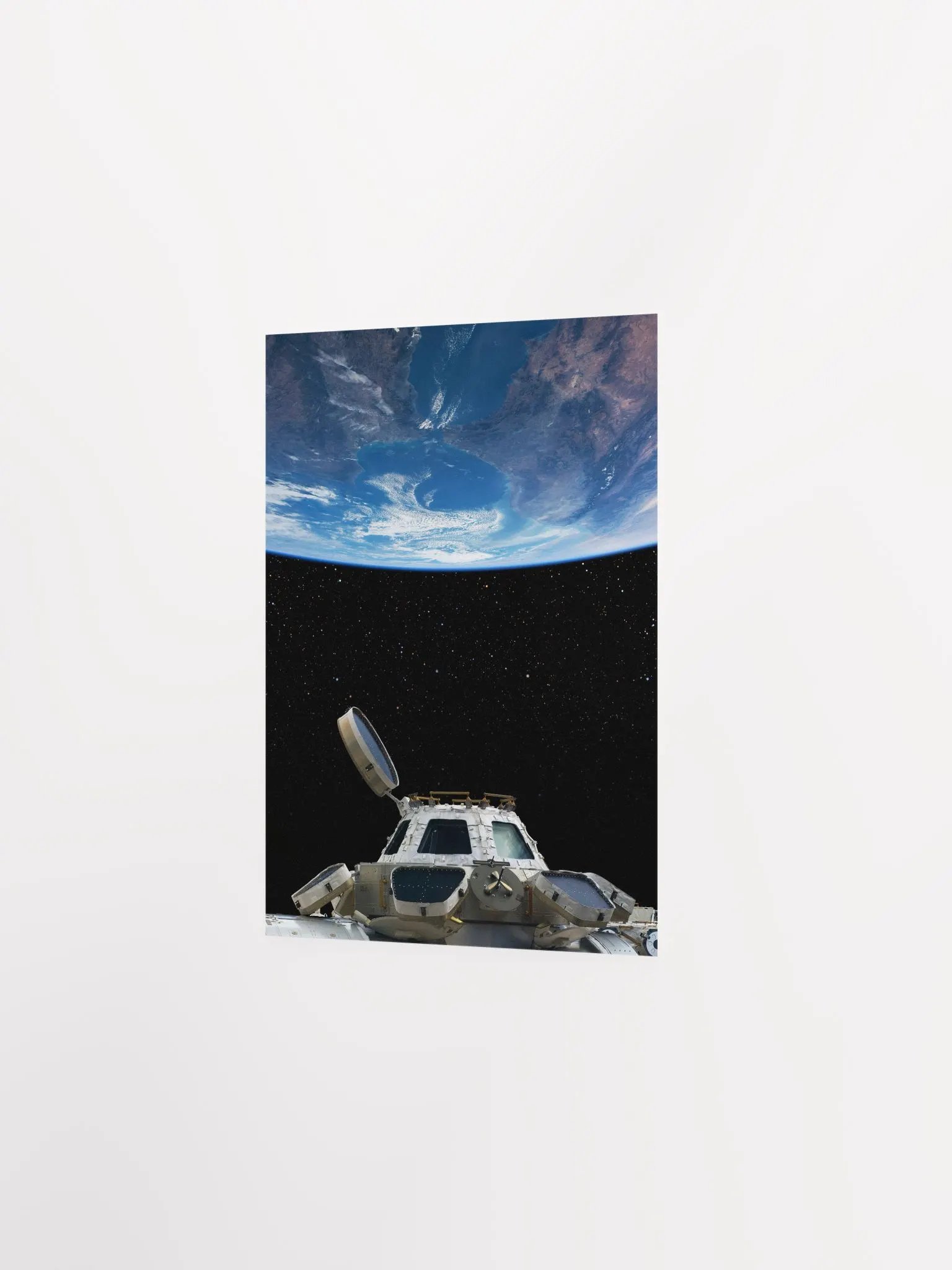 Earth and ISS (Up and down) — space poster, science poster, space photo, nasa poster product image (7)