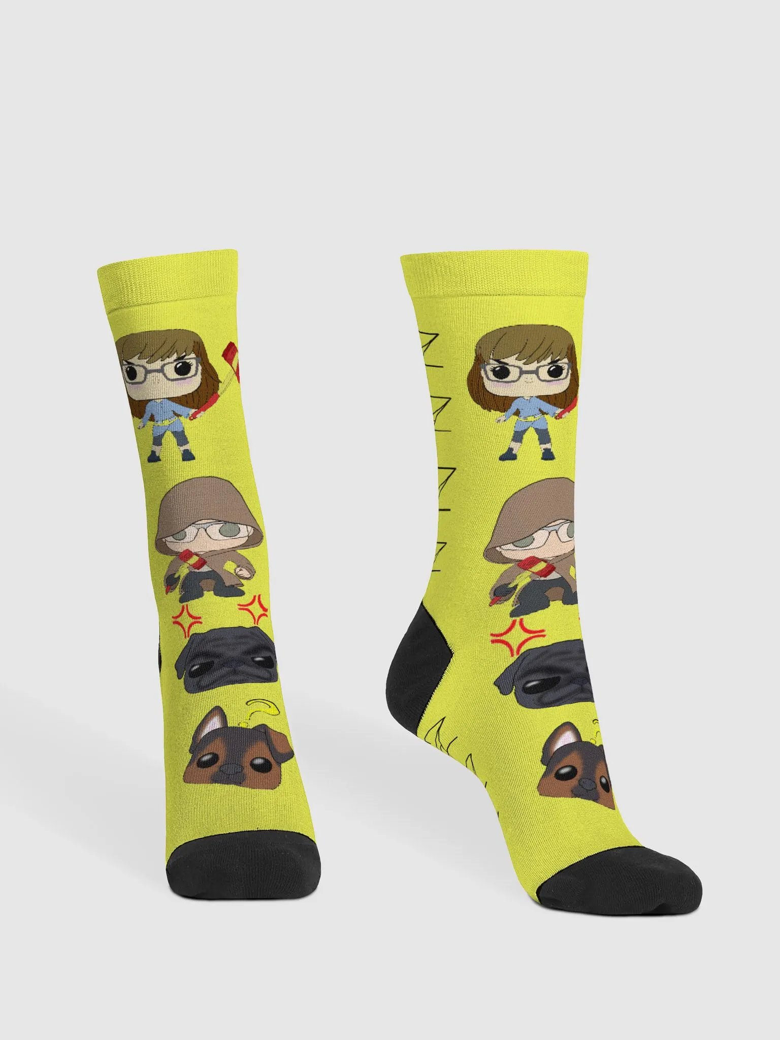 Yellow Dorn Family Socks product image (1)