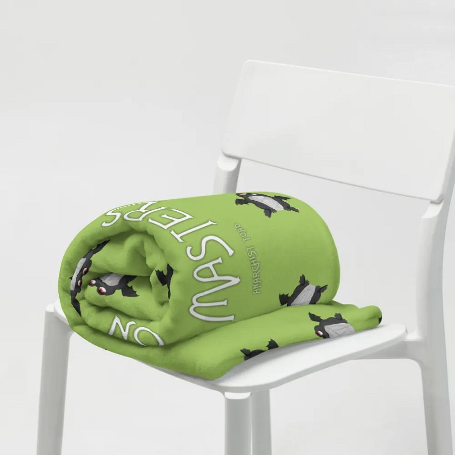 No Gods No Masters Throw Blanket product image (19)