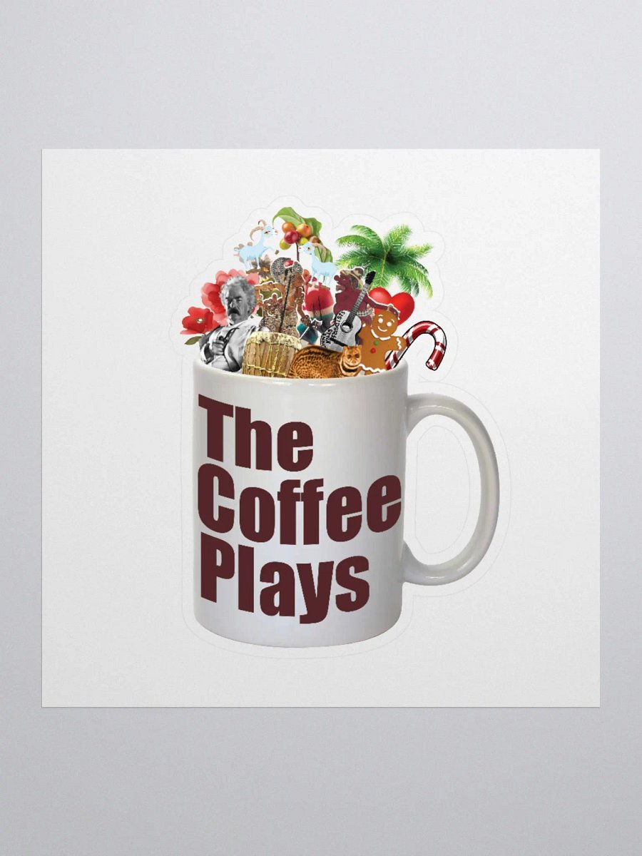 The Coffee Plays Sticker product image (1)