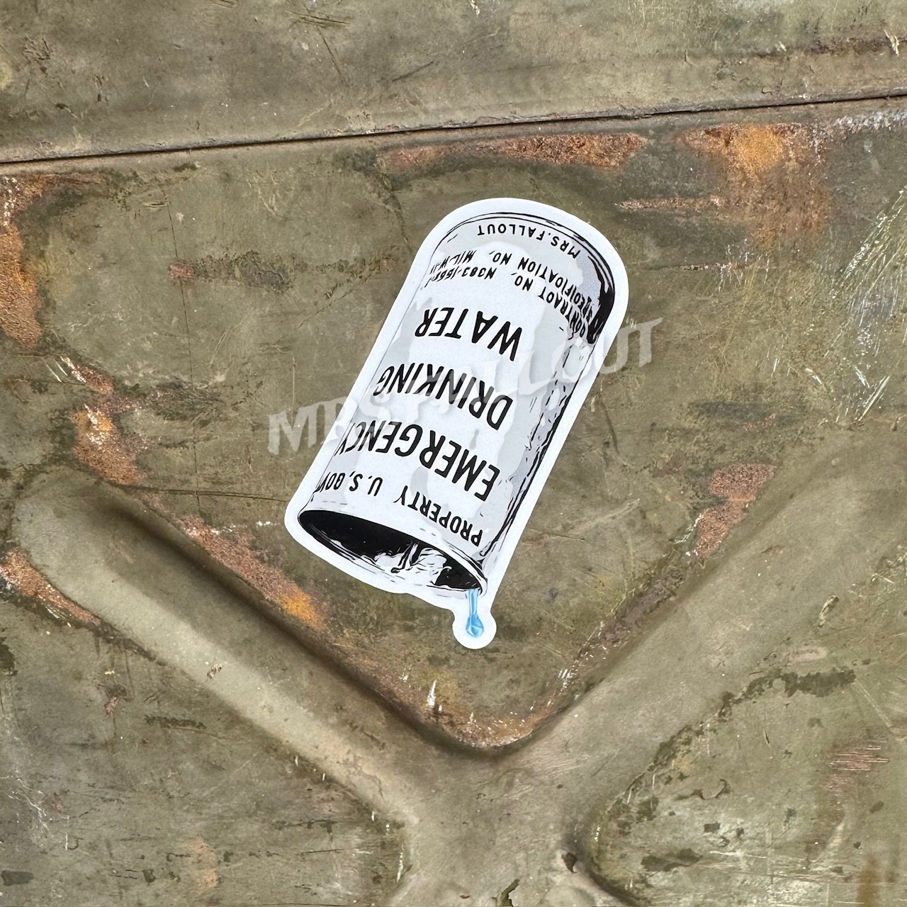 Emergency Water Can Drip Sticker product image (1)