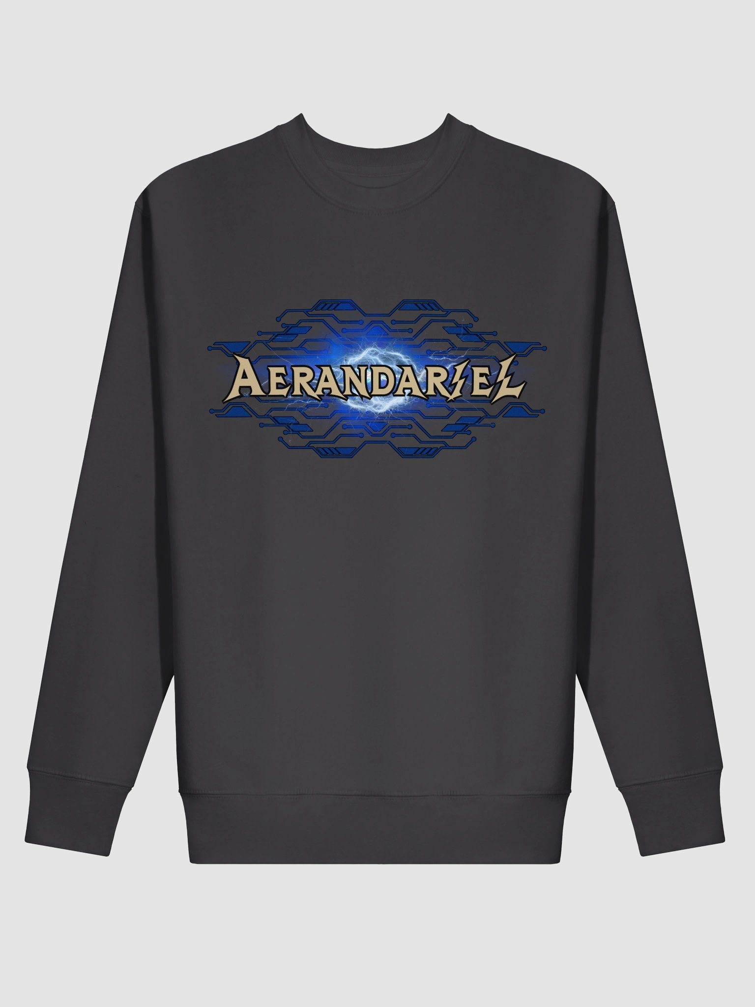 Aerandariel Electric Blue Logo Sweatshirt product image (11)