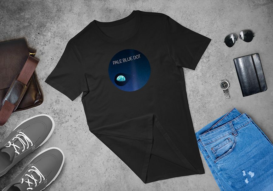 Pale Blue Dot t-shirt, NASA Voyager 1 — Short-Sleeve Unisex T-Shirt, space t-shirt, space gift product image (5)